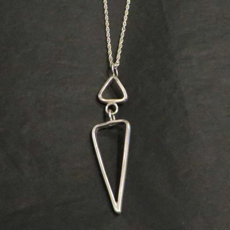 Double Triangle Pendant